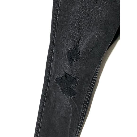 Hollister Skinny Advanced Stretch Jeans Women 26x30 Distressed Whimsigoth Grunge - Picture 4 of 10